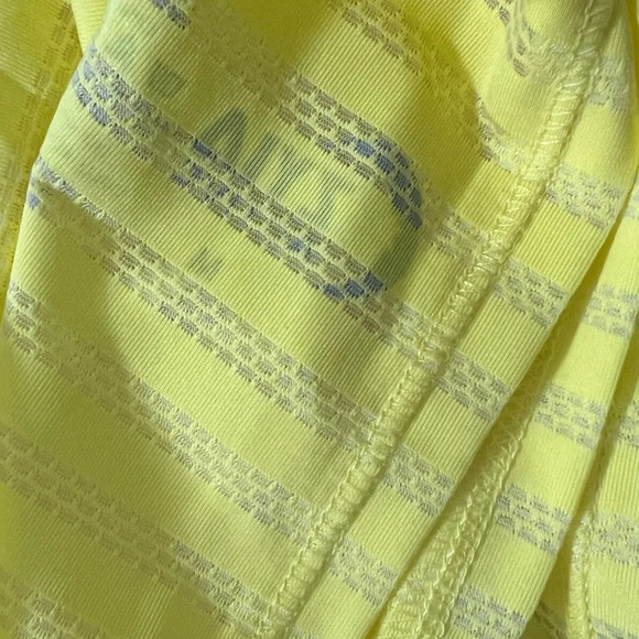 ZYIA yellow striped Nimbus split back tank sz M - Picture 10 of 11